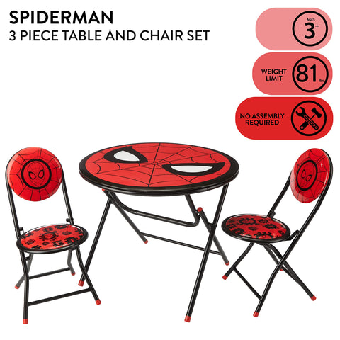 Idea Nuova Marvel Spider-Man table top, 23.62 inch diameter, roomy for meals.