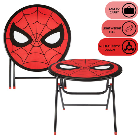 Idea Nuova Marvel Spider-Man tubular steel frame provides durable everyday support.
