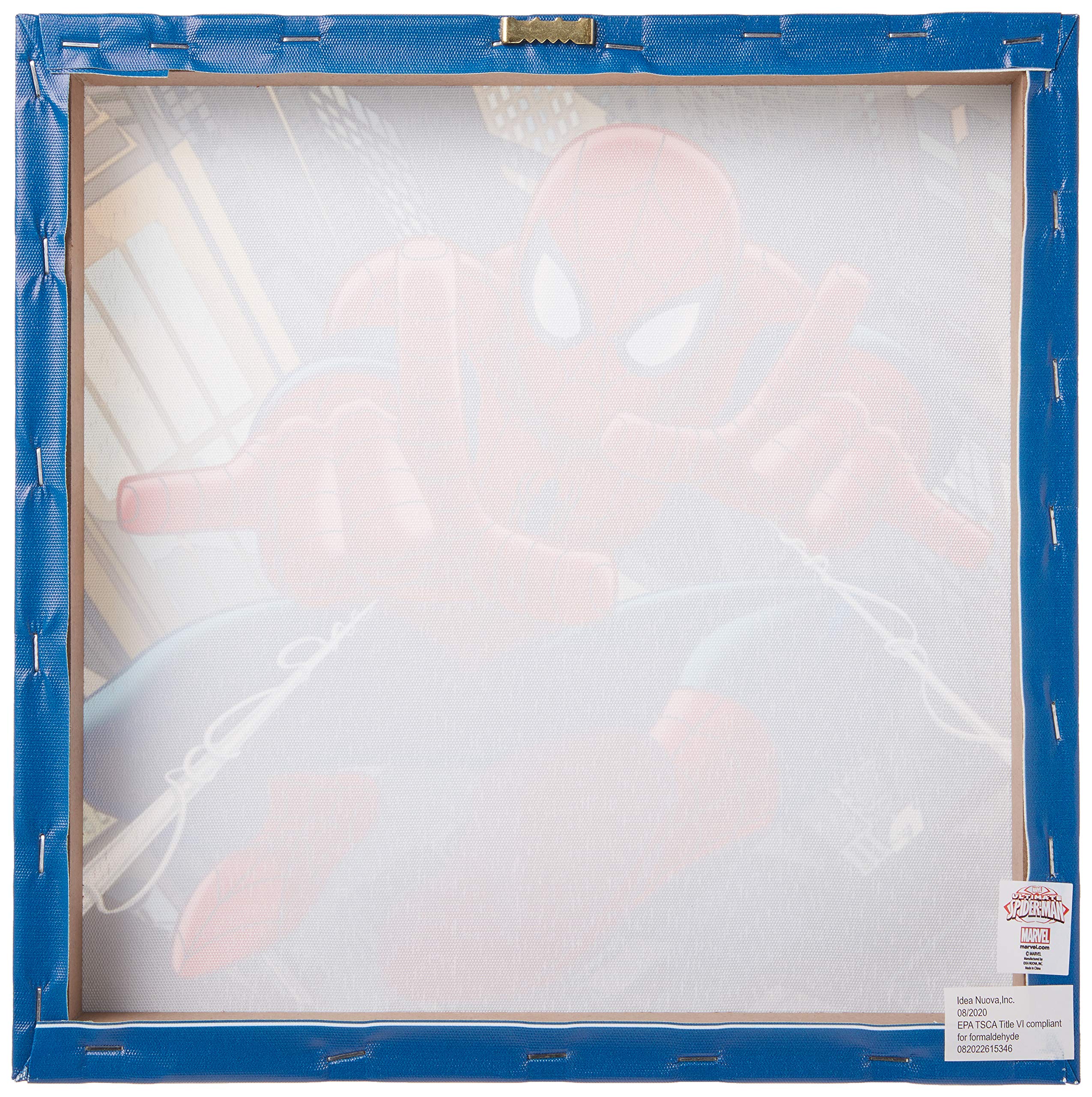 Idea Nuova Spider-Man canvas panel designed for easy mounting in any room.