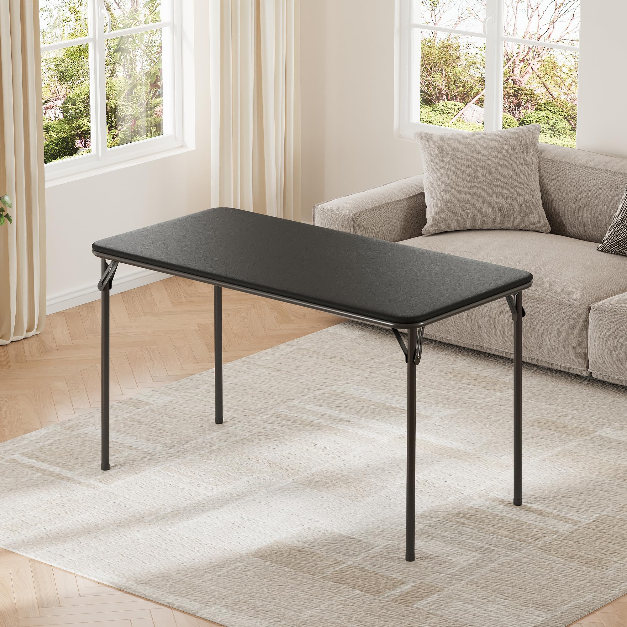 IDEALHOUSE heavy-duty metal frame provides stable support on uneven ground