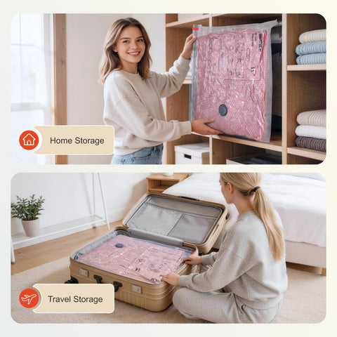 IDEATECH medium bags (6M) organize outfits for quick access.