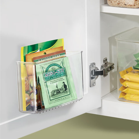 iDesign Adhesive Organizer Bin compact dimensions 3.05 x 5.88 x 5 inches