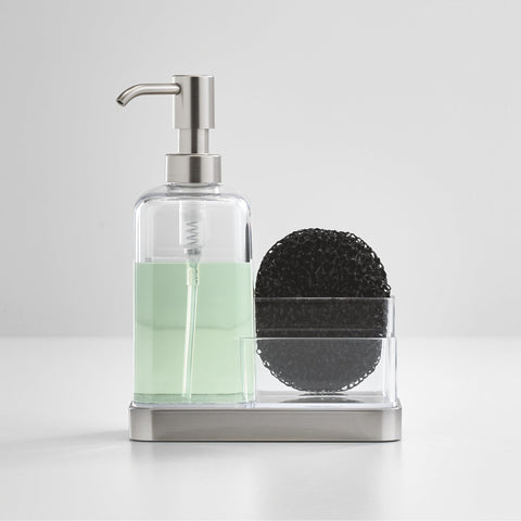iDesign Forma stainless base and rust-proof pump head for daily use.