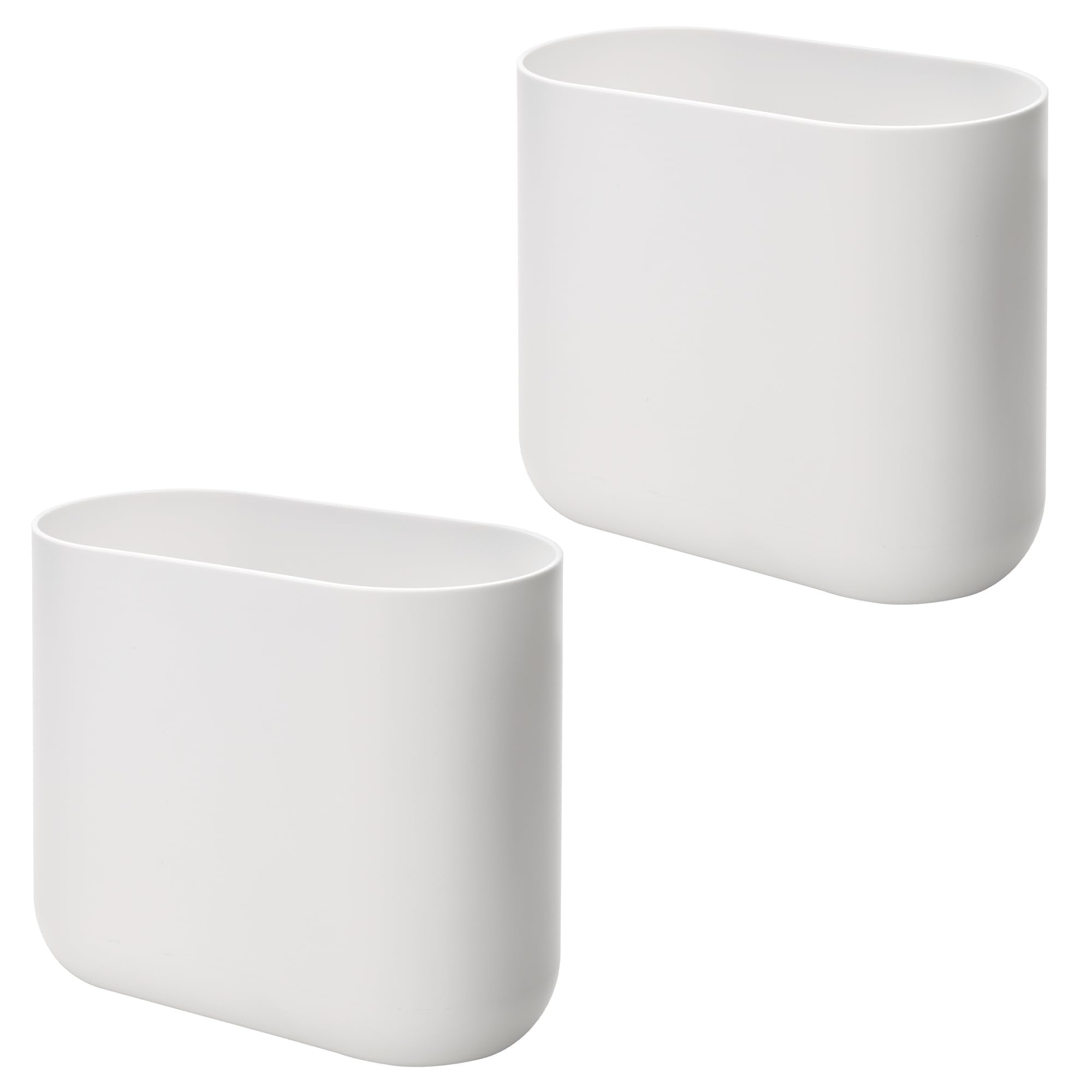 Durable plastic iDesign trash can suitable for daily use at home