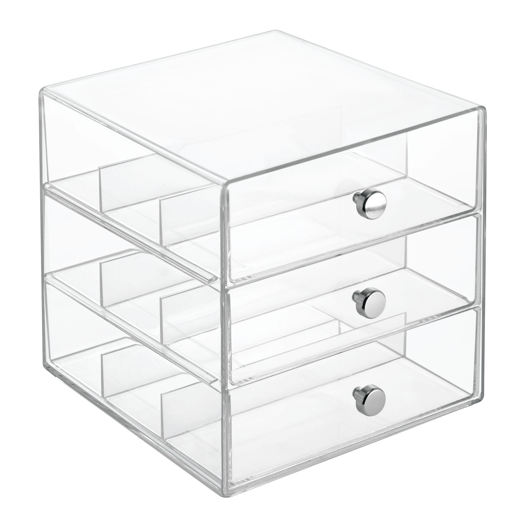 idesign 3-drawer storage solution for office, closet, or bedroom spaces.