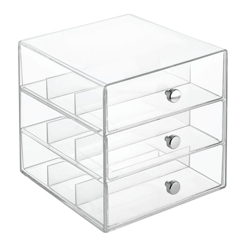 idesign 3-drawer storage solution for office, closet, or bedroom spaces.