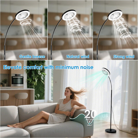 IDOGLOME RGB light modes and white temperatures tailor mood and focus.