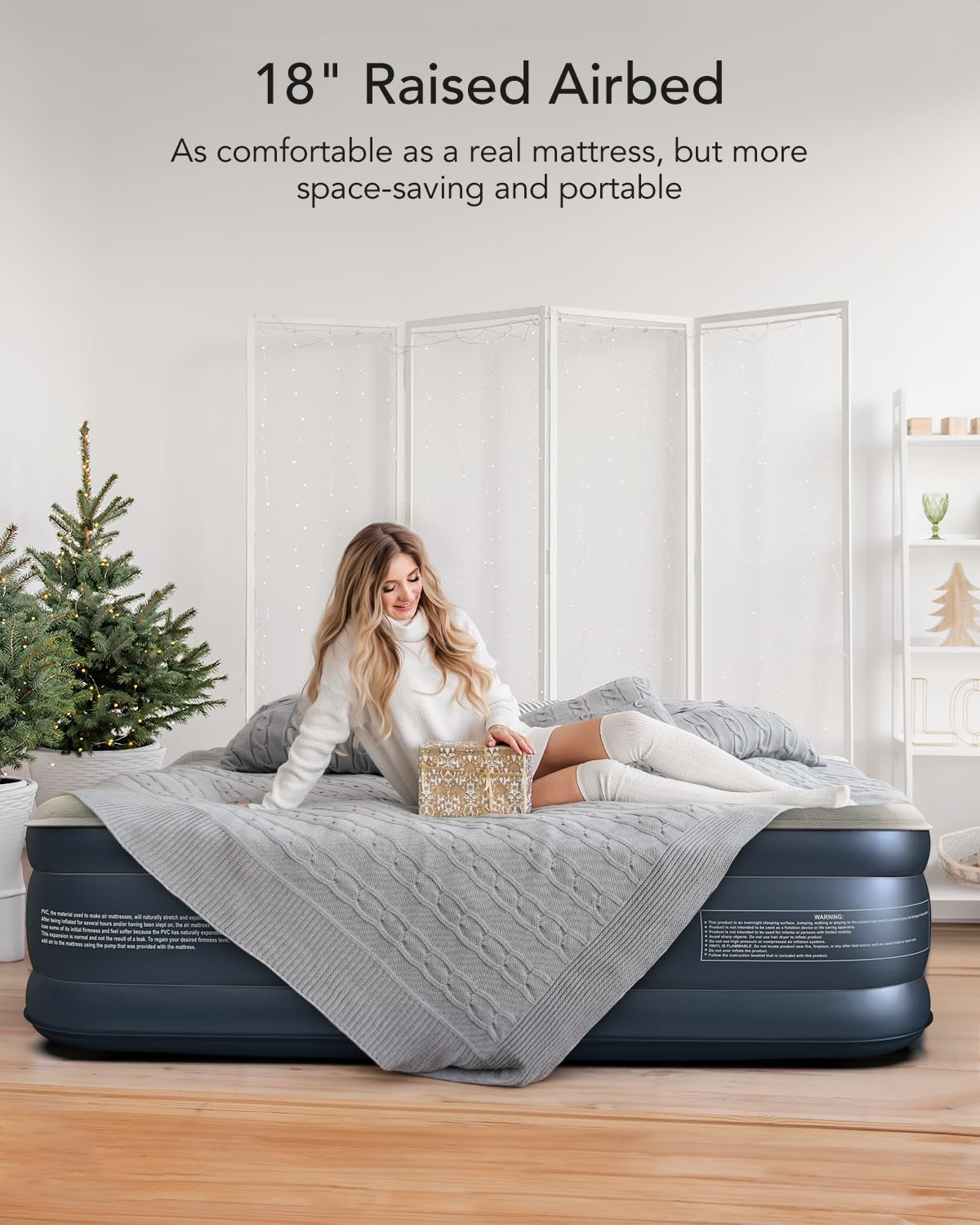 iDOO mattress features a non-slip bottom for stability during sleep