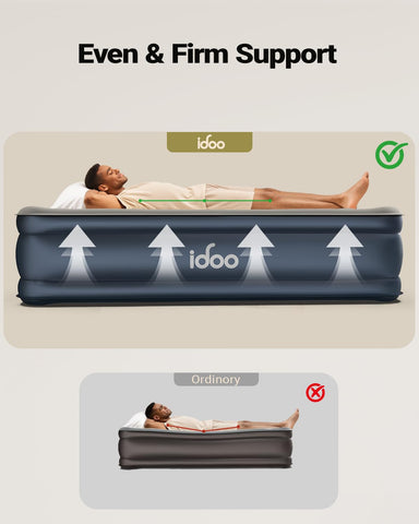iDOO tall-user-friendly design suits taller sleepers comfortably.