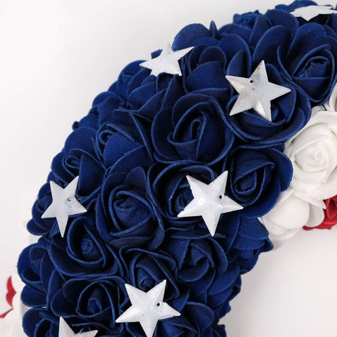 Idyllic gift-ready patriotic wreath ideal for gifting hosts and friends.