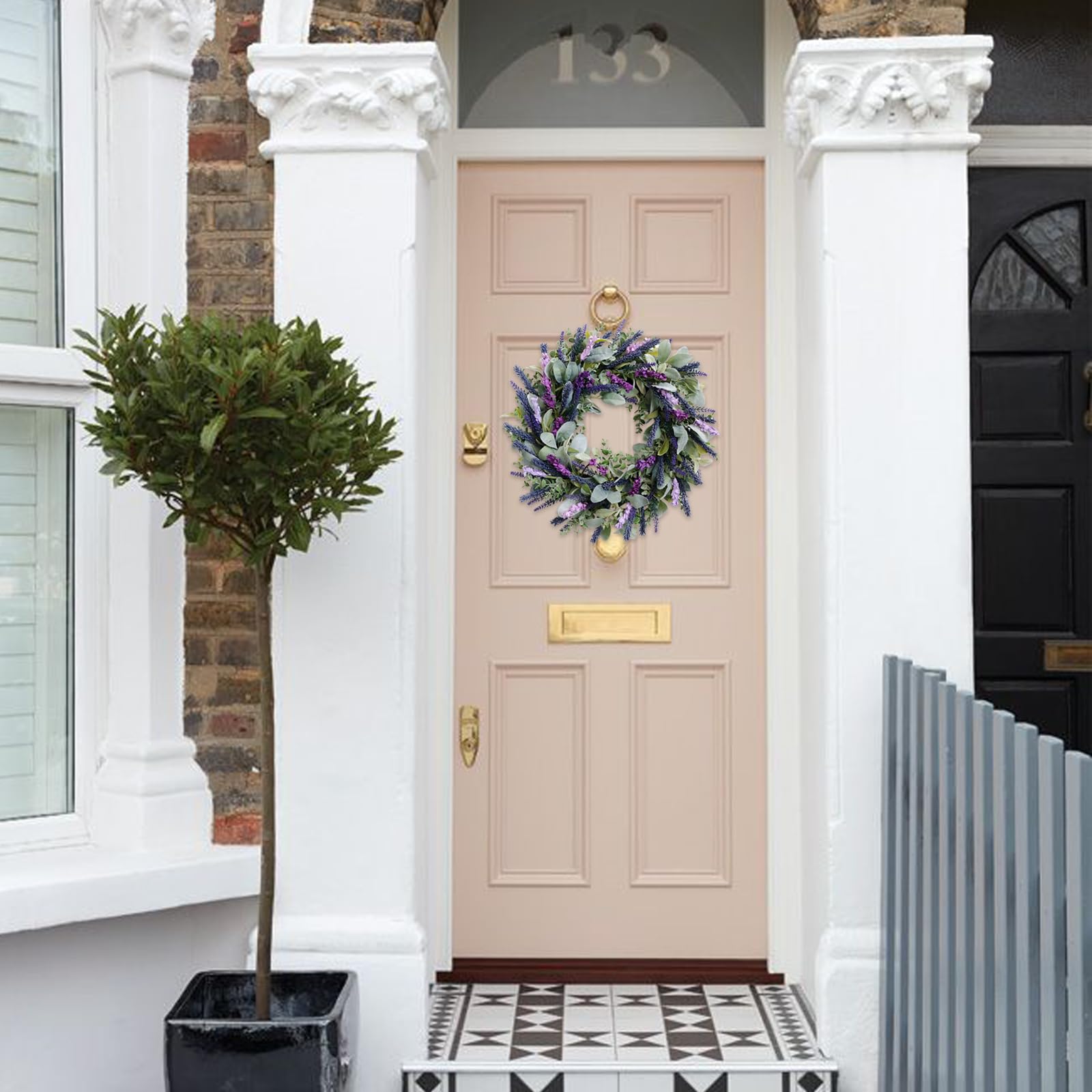 Idyllic Lavender Wreath indoor outdoor use suitable for seasonal styling