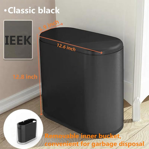 IEEK 3.2 gallon capacity trash can suitable for busy kitchens.
