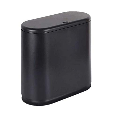 IEEK press-top lid trash can for one-handed use in tight spaces.