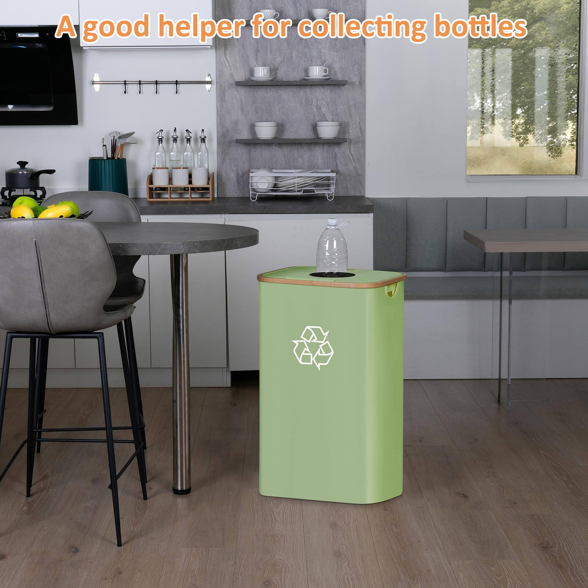 iEGrow 110L capacity bin ideal for bottle storage in homes and offices.