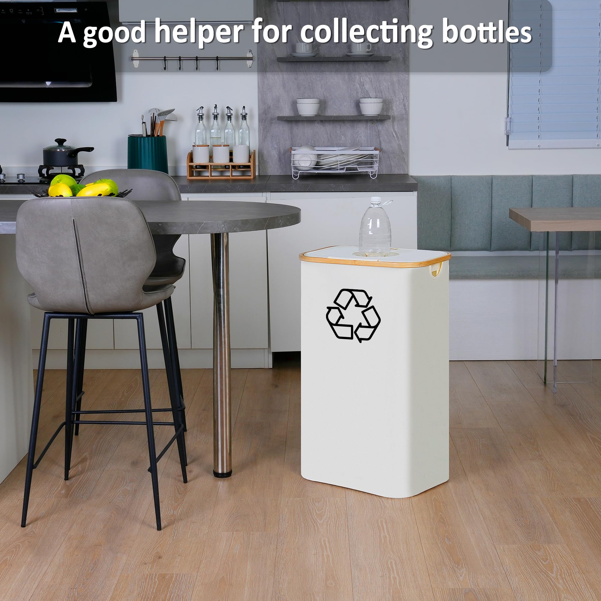 iegrow large 110l recycle bin ideal for bottle storage