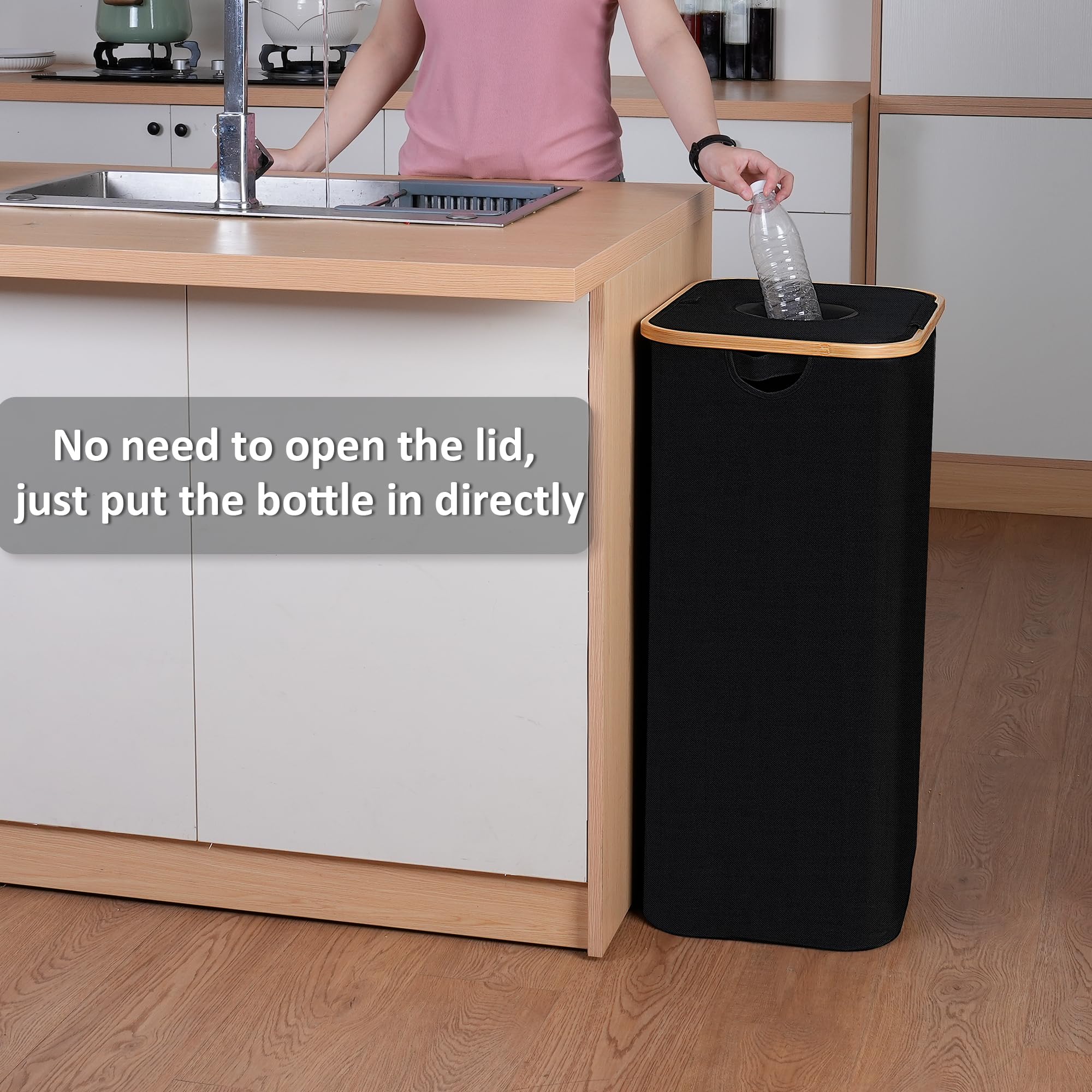 iEGrow bamboo handle offers easy carrying for all family members.