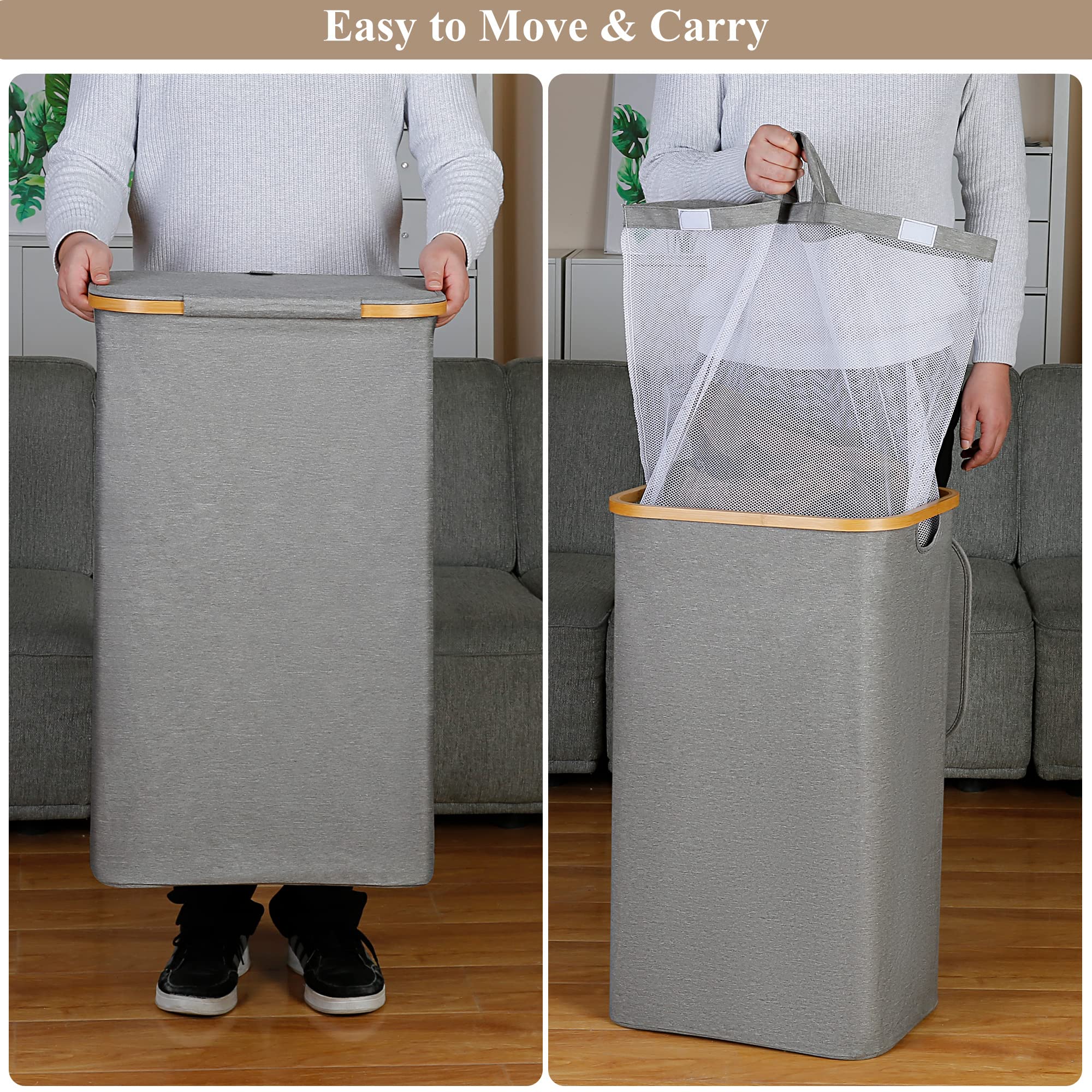 iEGrow collapsible stand for space-saving laundry organization.