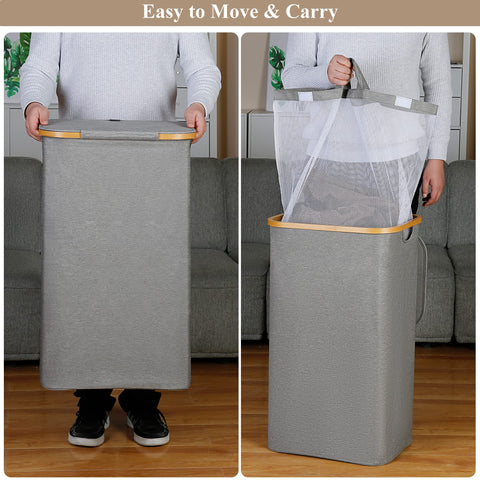 iEGrow collapsible stand for space-saving laundry organization.