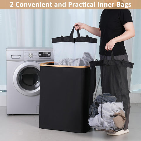 iEGrow lid design prevents odors, keeping laundry space tidy.
