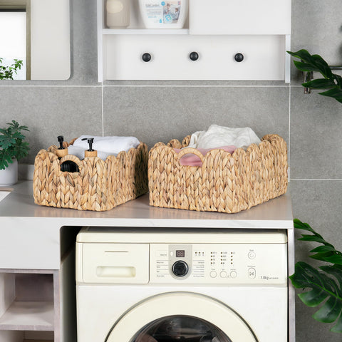 IEGROW rectangle storage basket for towels and magazines