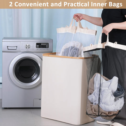 iEGrow waterproof fabric ensures durability for daily laundry use.