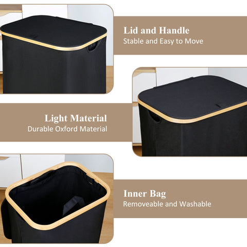 iEGrow waterproof durable laundry hamper keeps clothes protected and odors contained