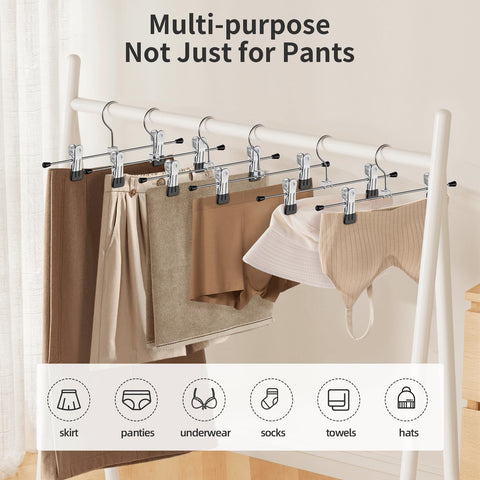 IEOKE adjustable clips fit baby to adult clothing without stressing seams.