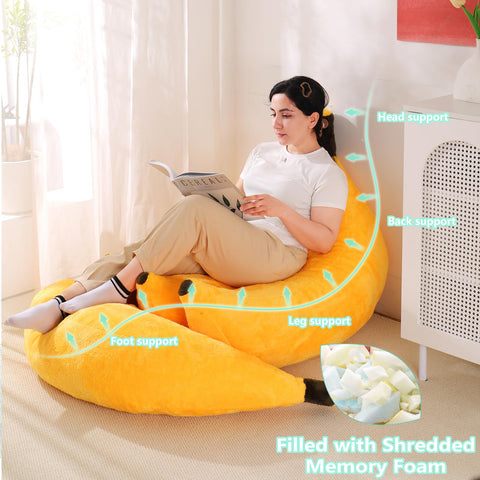 IEVENW convertible floor sofa bed adapts from chair to relaxing sleep.