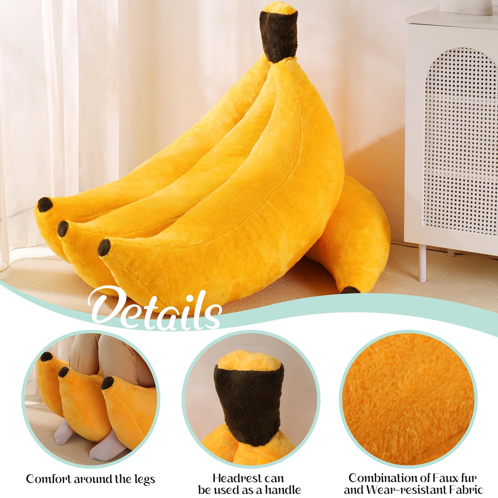 IEVENW plush bean fill contours to your body for lasting comfort.