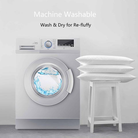 iFaon machine-washable pillow highlights easy care and cleaning
