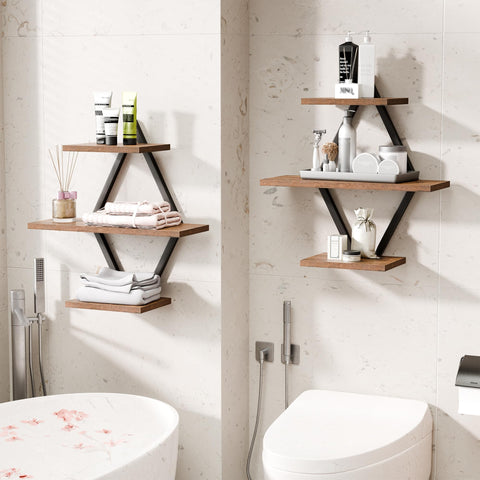 iFaveorr easy-install floating shelves kit for quick setup.
