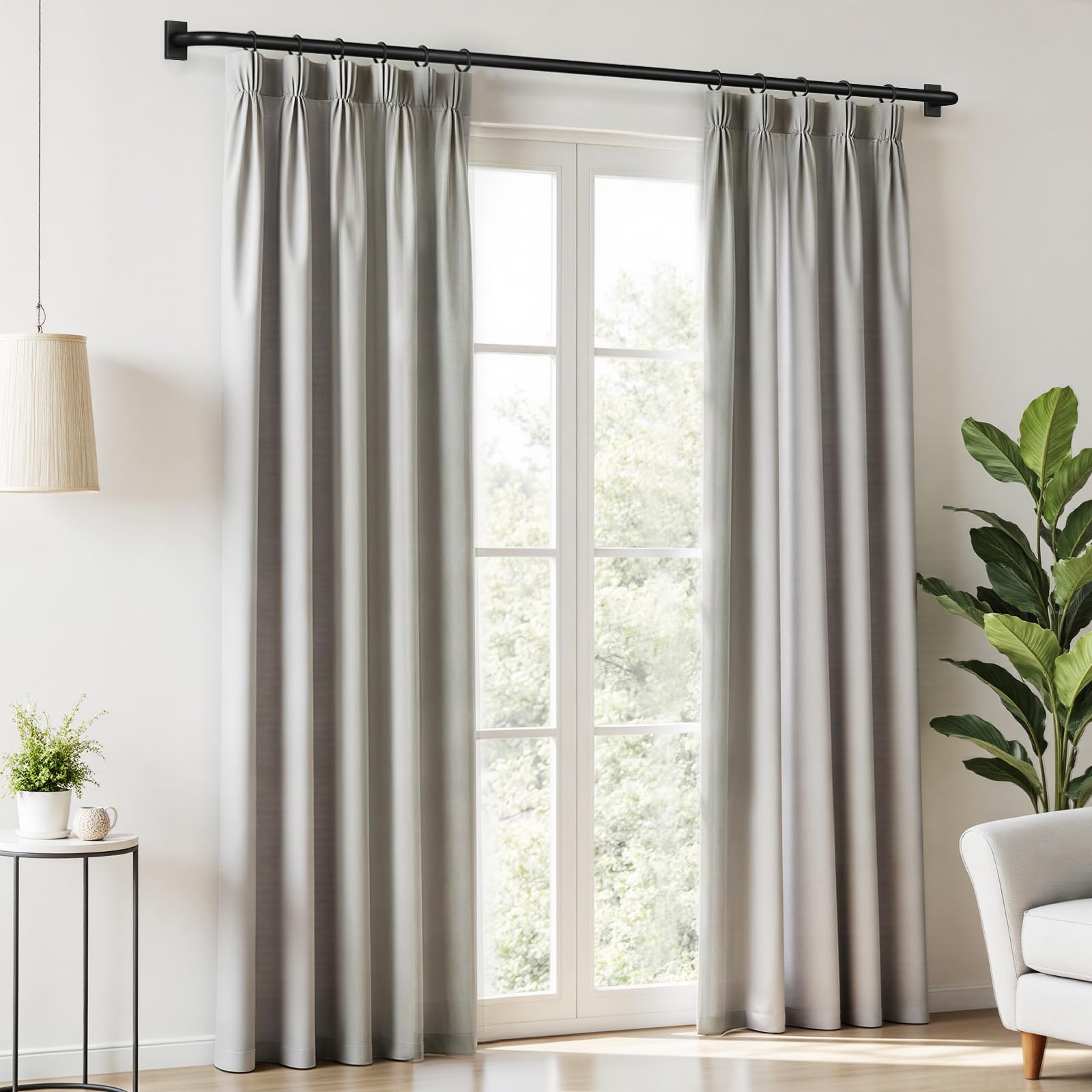 IFELS curved-drapery design hugs windows, reducing gaps and improving overall room ambiance.