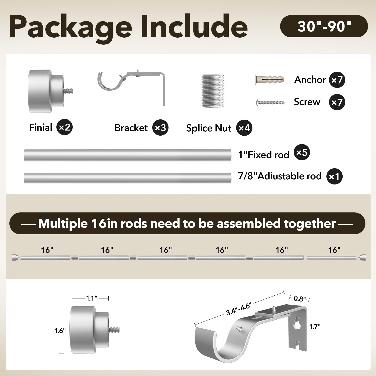 IFELS outdoor installation capable rod withstands varied conditions for patio use.
