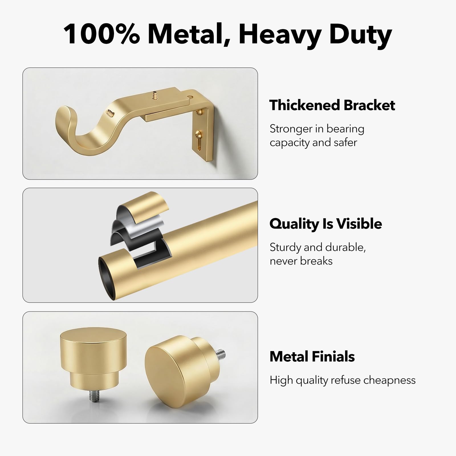 IFELS adjustable length with precision nuts ensures smooth, jam-free installation.