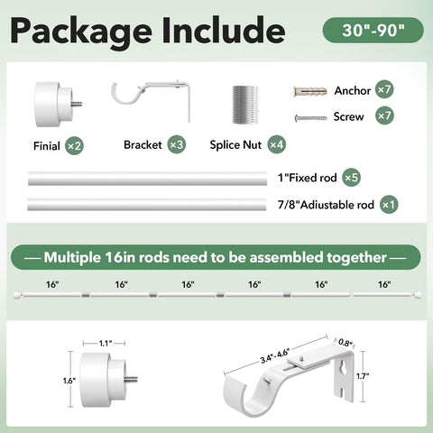 IFELS installation hardware included for quick, tidy setup