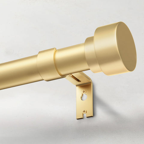IFELS heavy-duty curtain rod extended length for 30–120 inches, strong support.