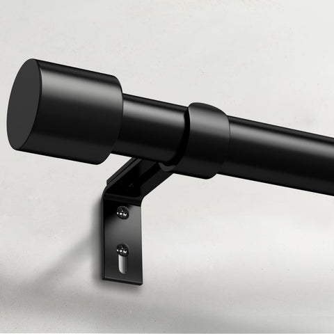 IFELS heavy-duty curtain rod, wall-mounted, supports heavy drapes with stability