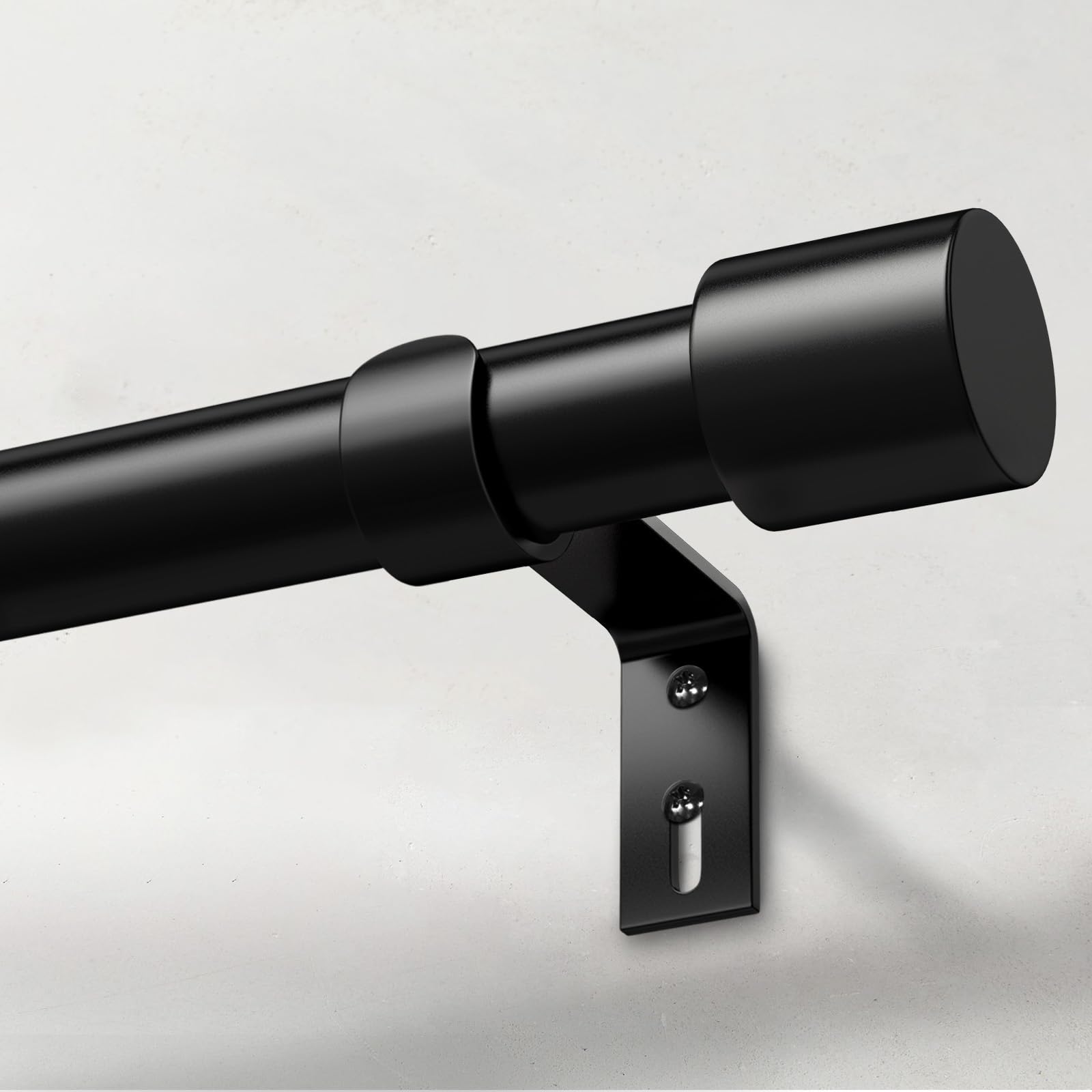 IFELS heavy-duty curtain rod in full-length display offers sturdy support for heavy curtains