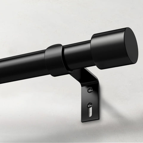 IFELS heavy-duty curtain rod in full-length display offers sturdy support for heavy curtains