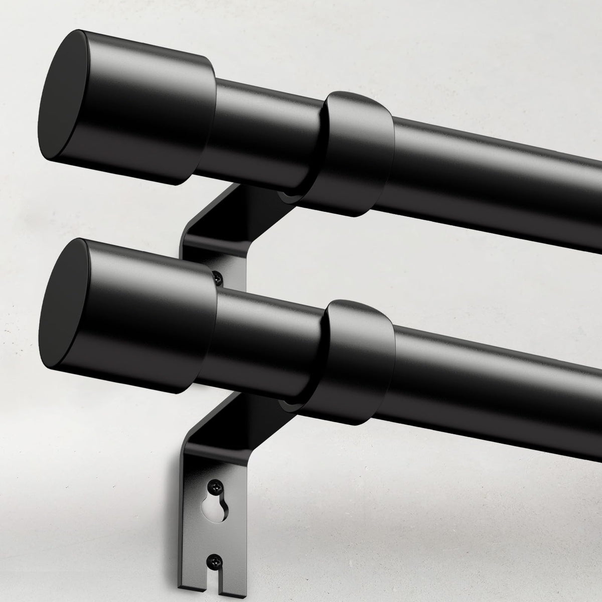 IFELS heavy-duty curtain rod with sag-proof design supports heavy drapes.