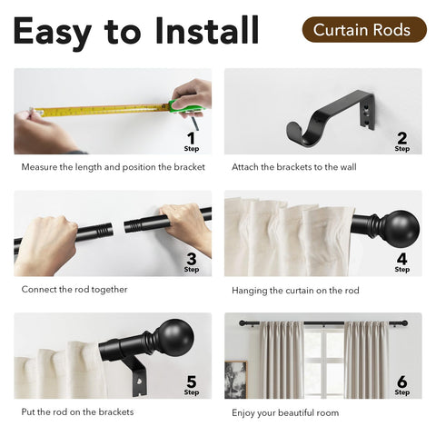 IFELS modern decor curtain rod complements living room design.