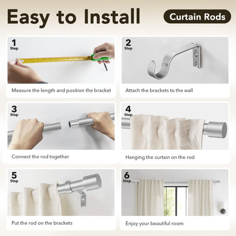 IFELS curtain rod for outdoor use, exterior windows.