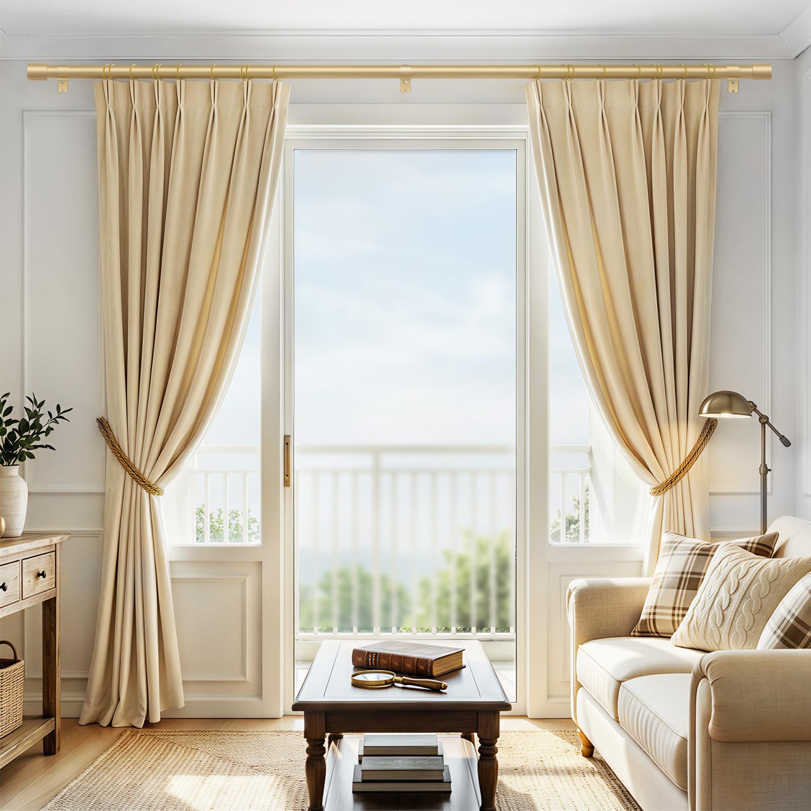 IFELS open window with curtains showcasing quick customization for light control
