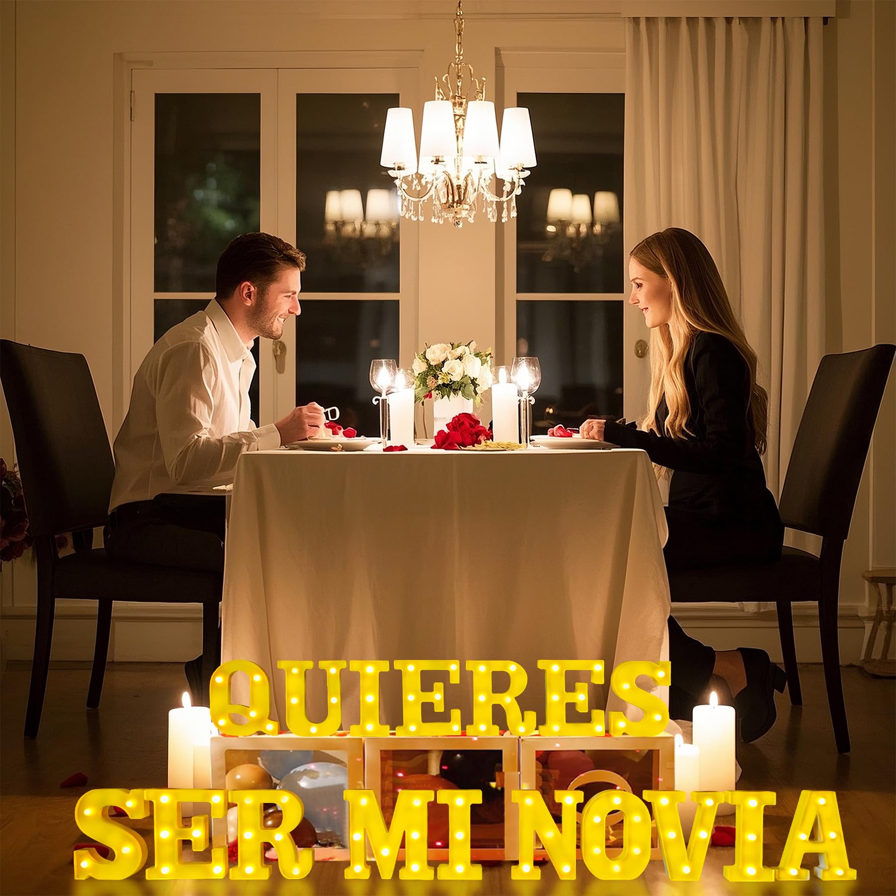 IFNCPF Romantic mood lighting supports intimate celebrations or proposals.