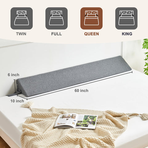 IFNOW breathable fabric cover on the wedge pillow for comfort