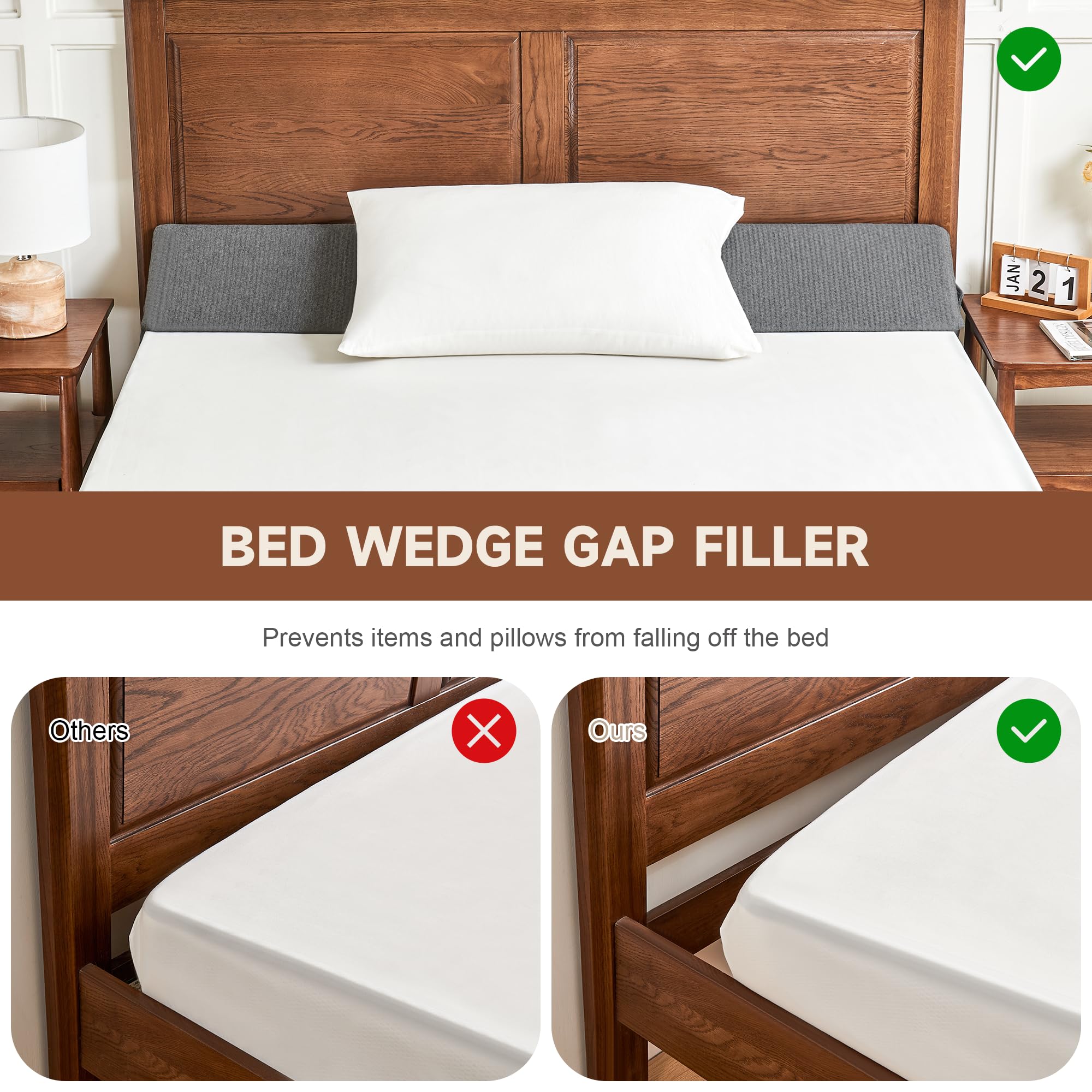 IFNOW wedge in a dorm bed providing improved sleeping space