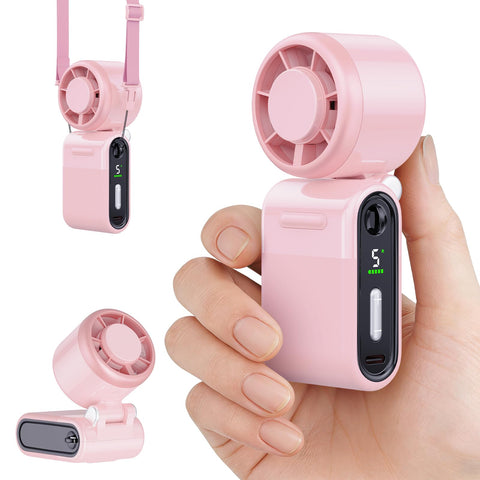 iFunSky mini portable fan compact design for on-the-go cooling