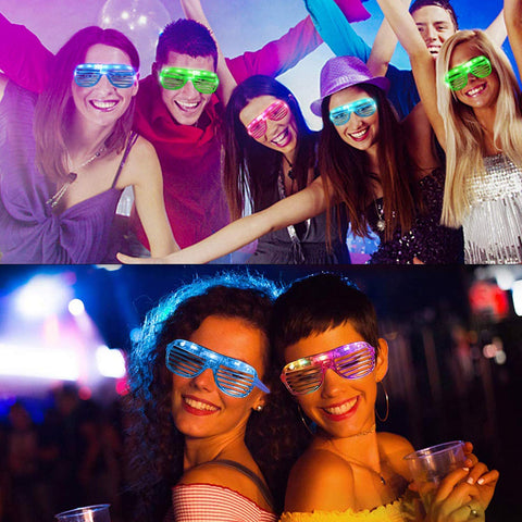 Igeekid inclusive-led-glasses suit adults and kids for safe fun.