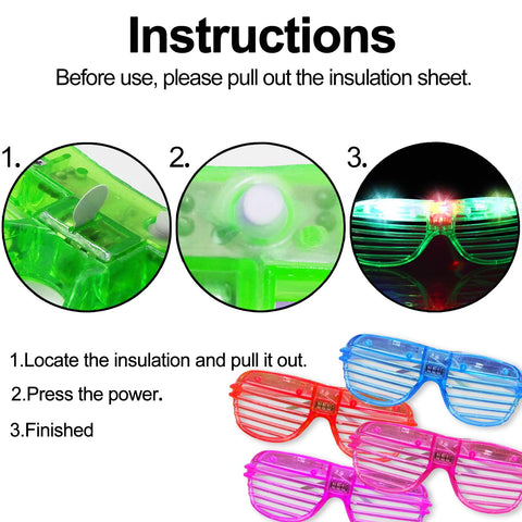 Igeekid color-variety pack helps guests choose their glow.