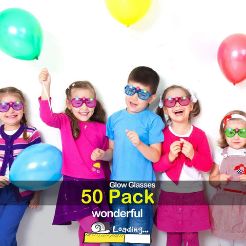 Igeekid patriotic-glow glasses suit themed events and celebrations.